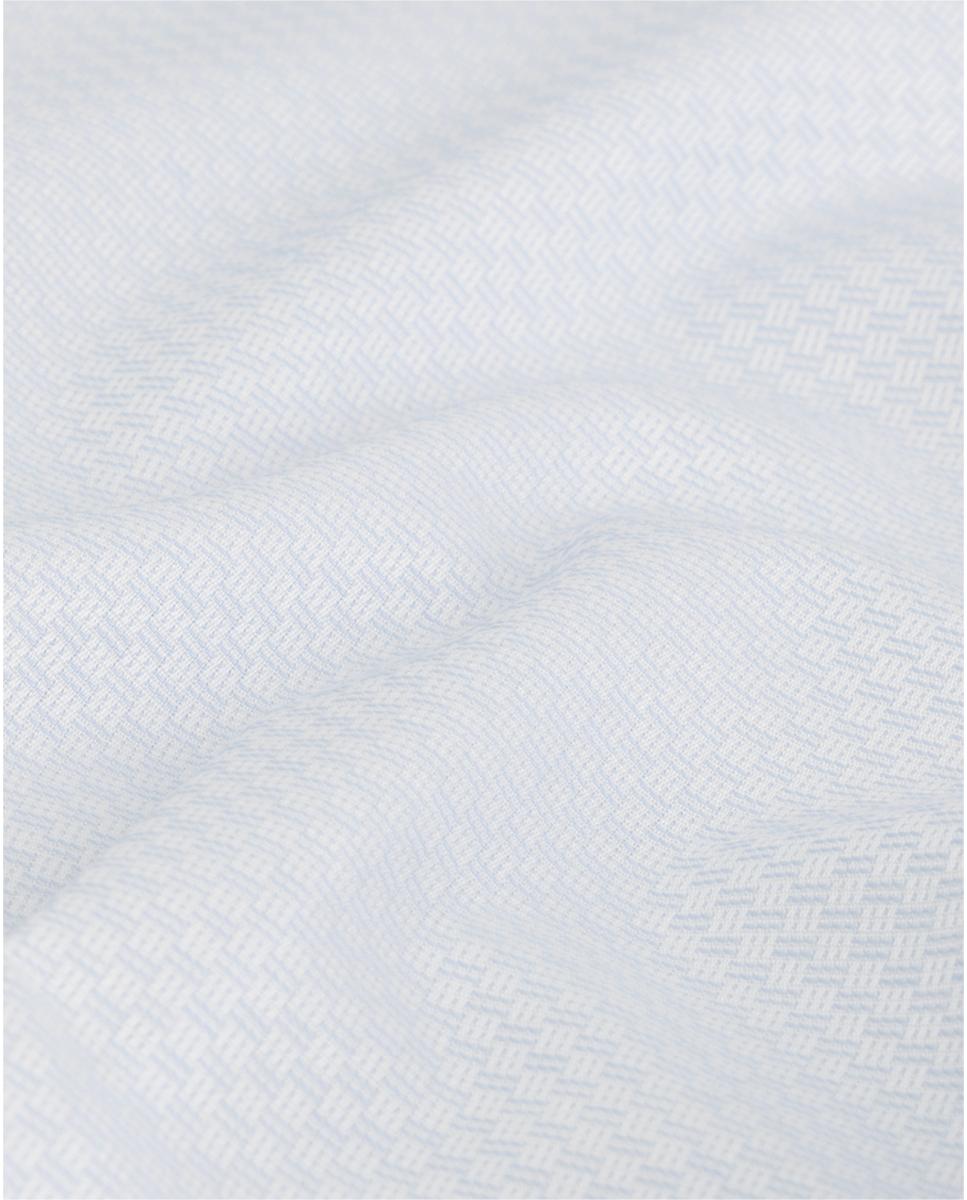 Camisa Supima Elástica de Algodão Refinado Azul-claro-8