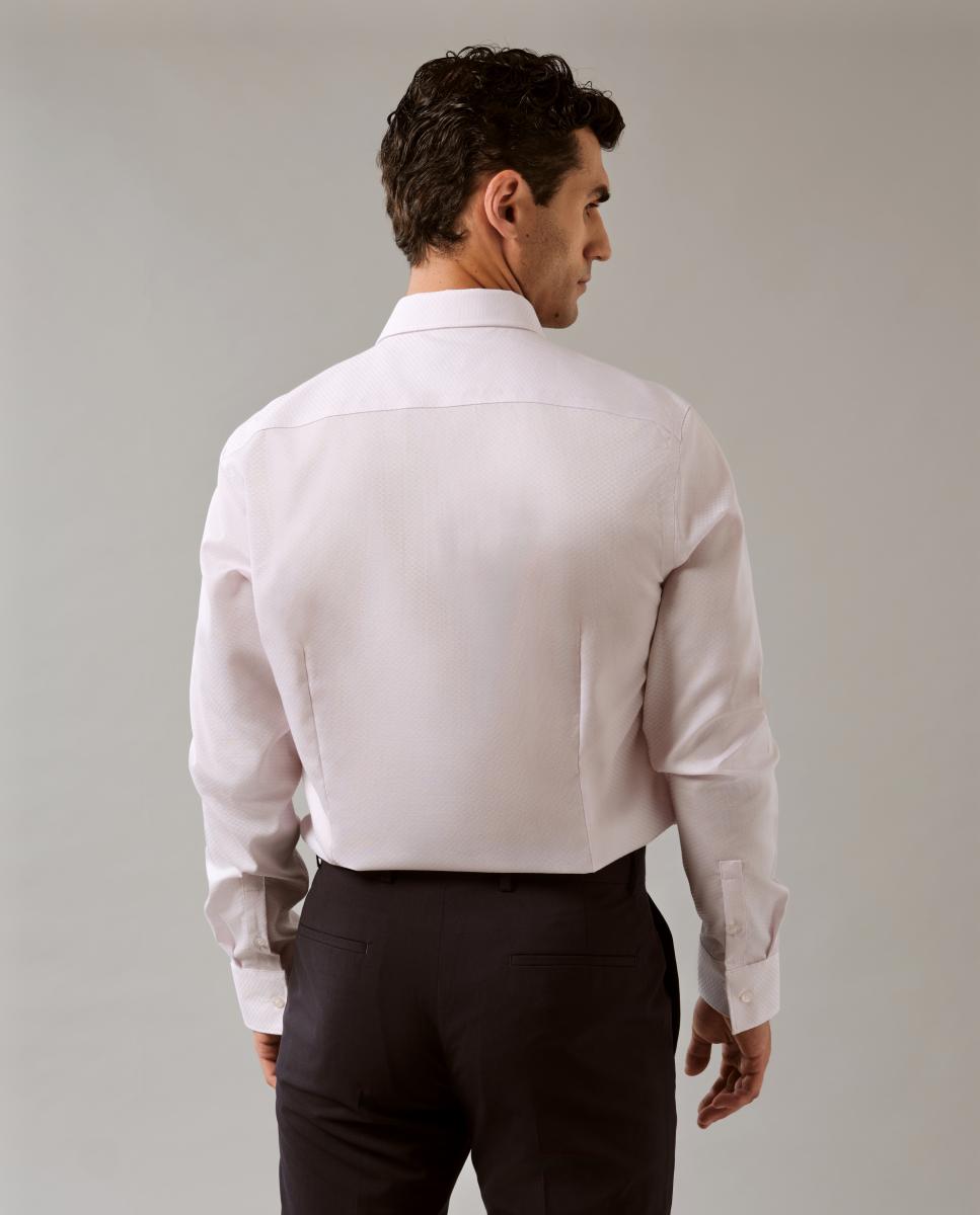 Camisa Supima Elástica de Algodão Refinado Rosa-2