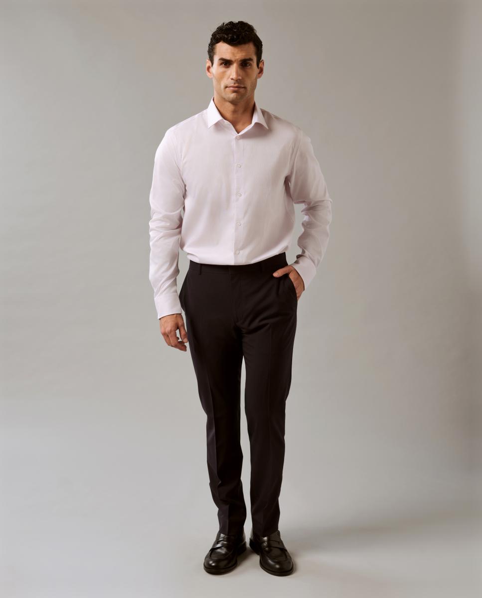 Camisa Supima Elástica de Algodão Refinado Rosa-10