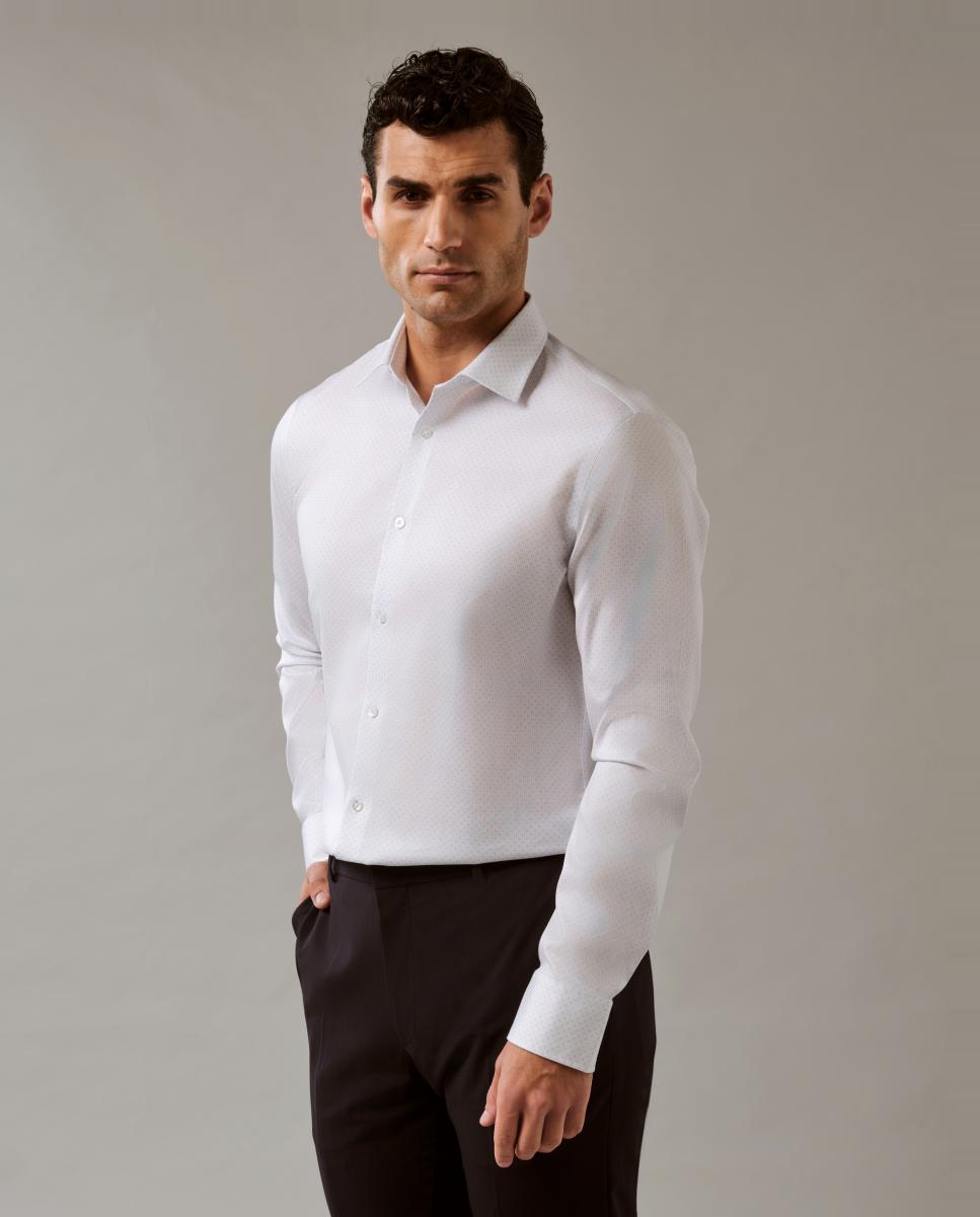 Camisa Supima Refinada Slim Fit Azul-claro-4