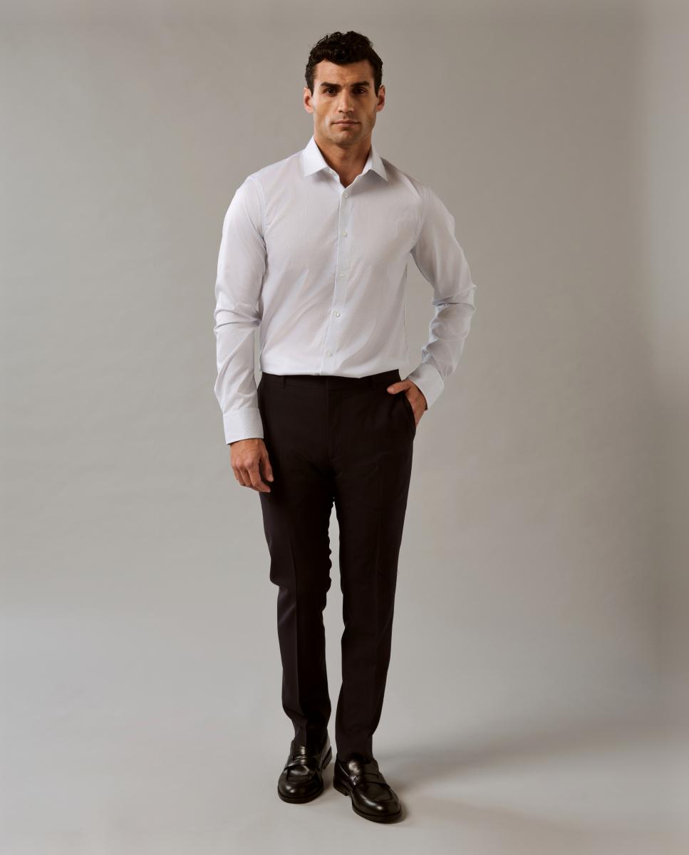 Camisa Supima Refinada Slim Fit Azul-claro-9