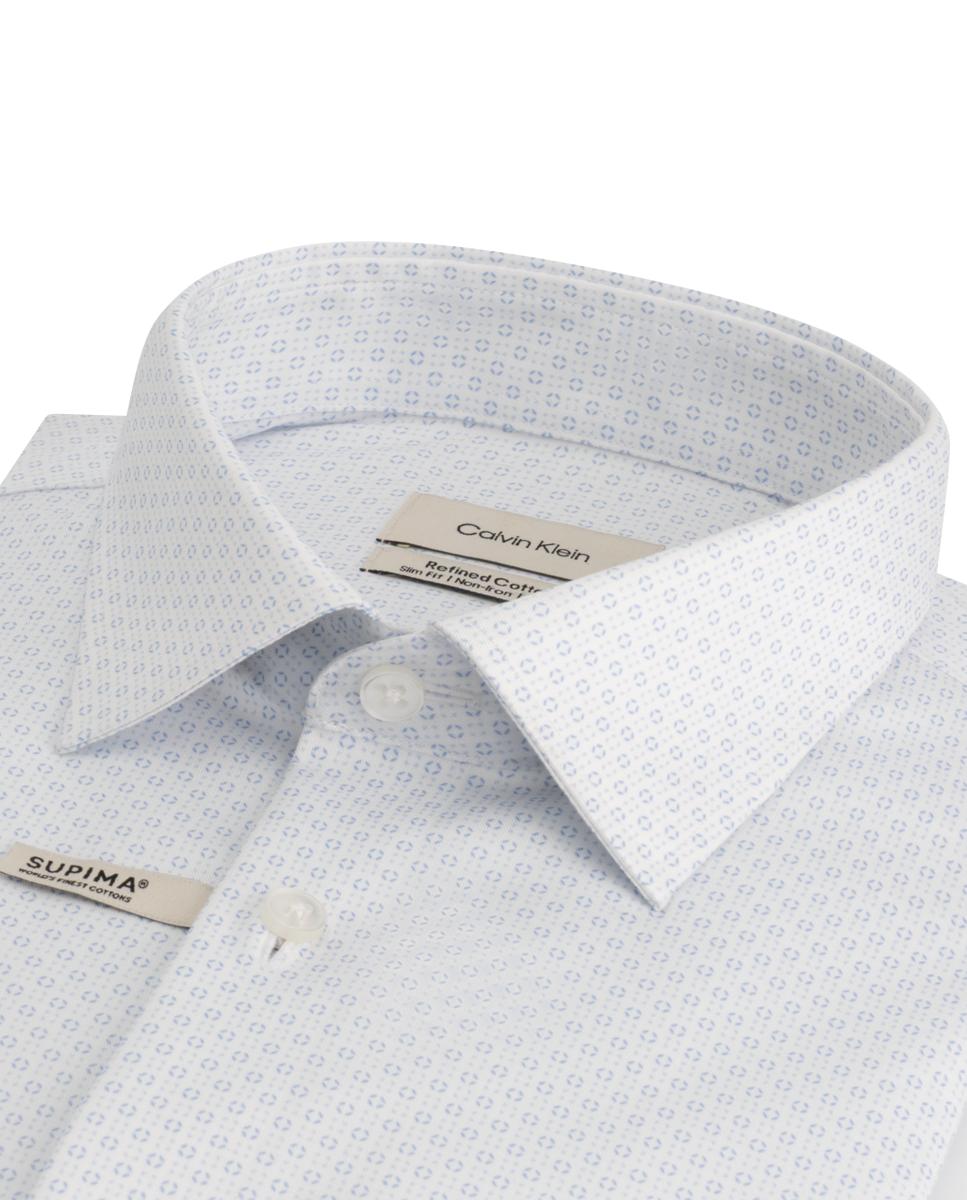 Camisa Supima Refinada Slim Fit Azul-claro-7