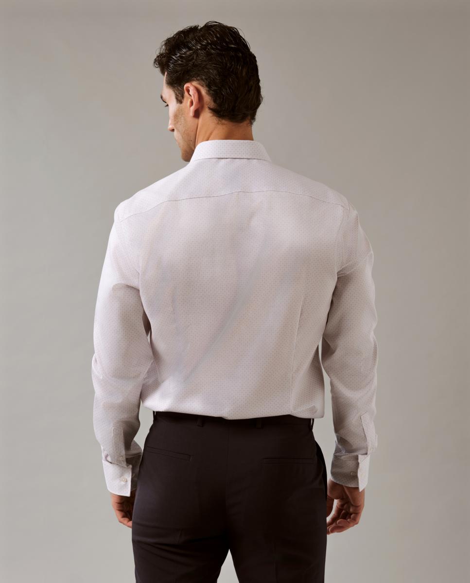 Camisa Supima Refinada Slim Fit Rosa-2
