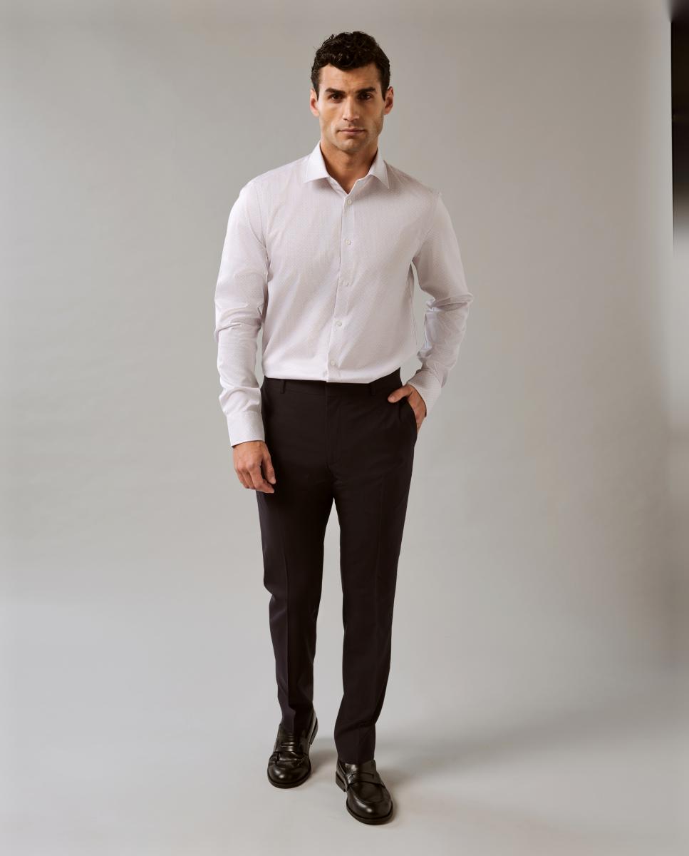 Camisa Supima Refinada Slim Fit Rosa-5