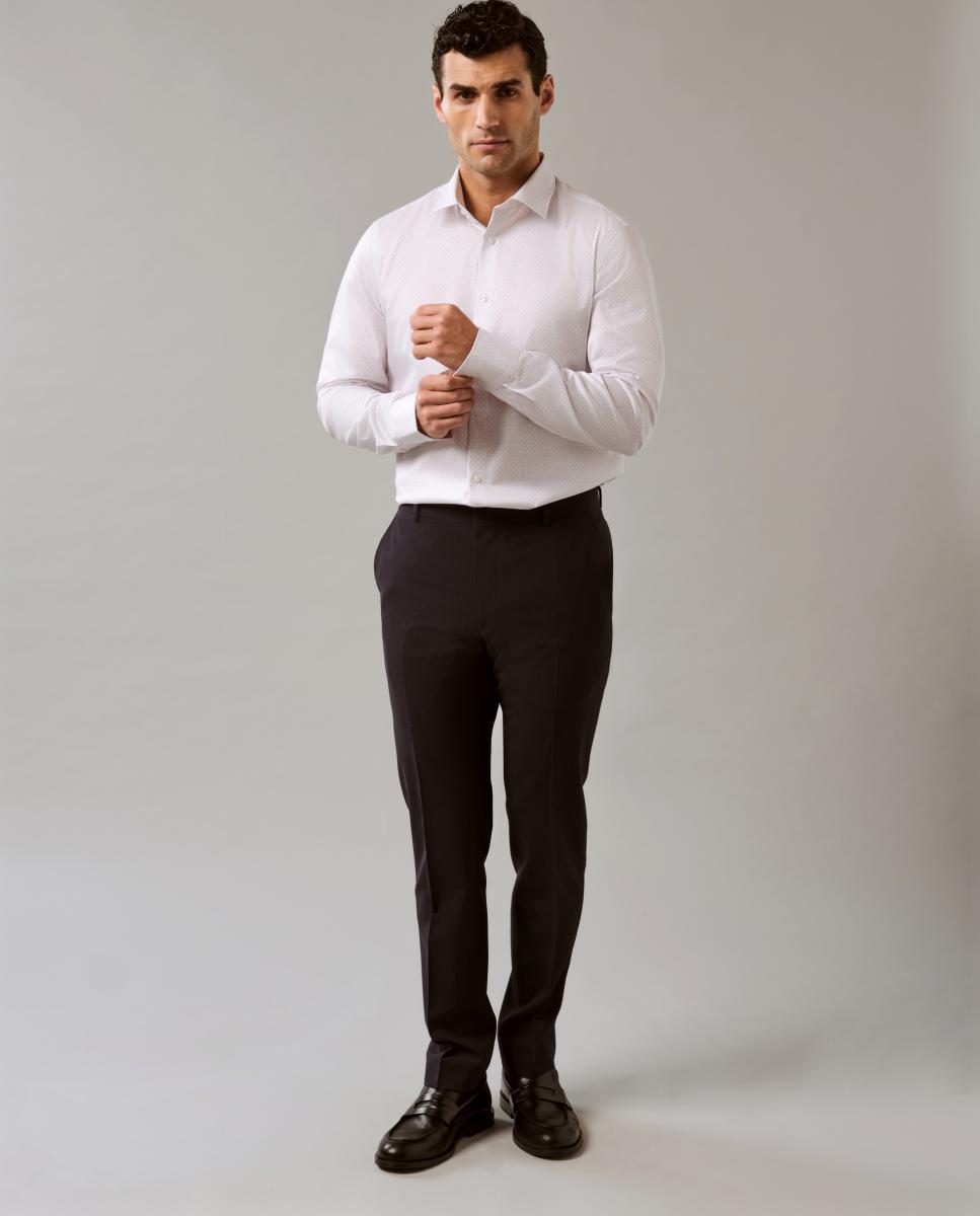 Camisa Supima Refinada Slim Fit Rosa-9