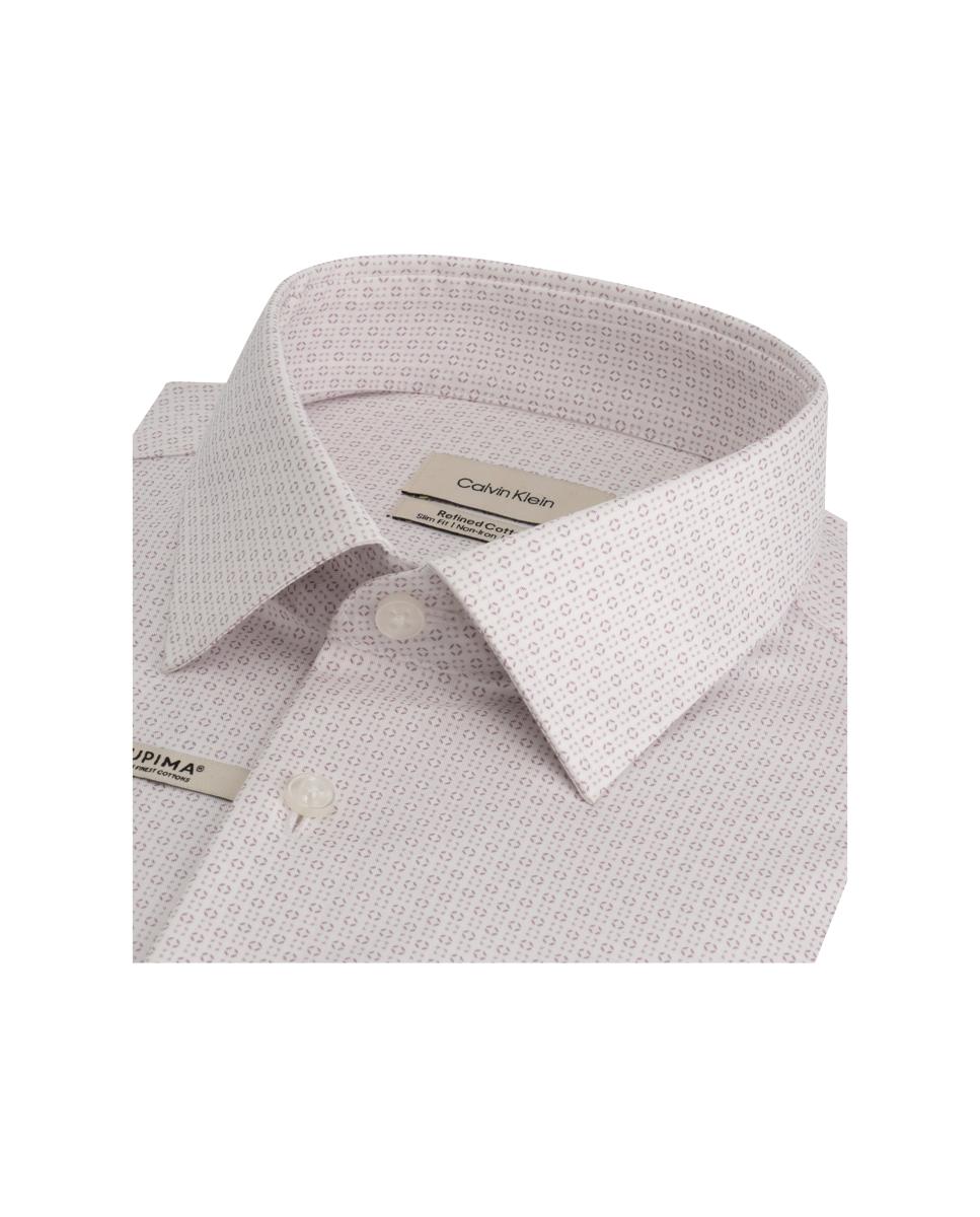 Camisa Supima Refinada Slim Fit Rosa-7