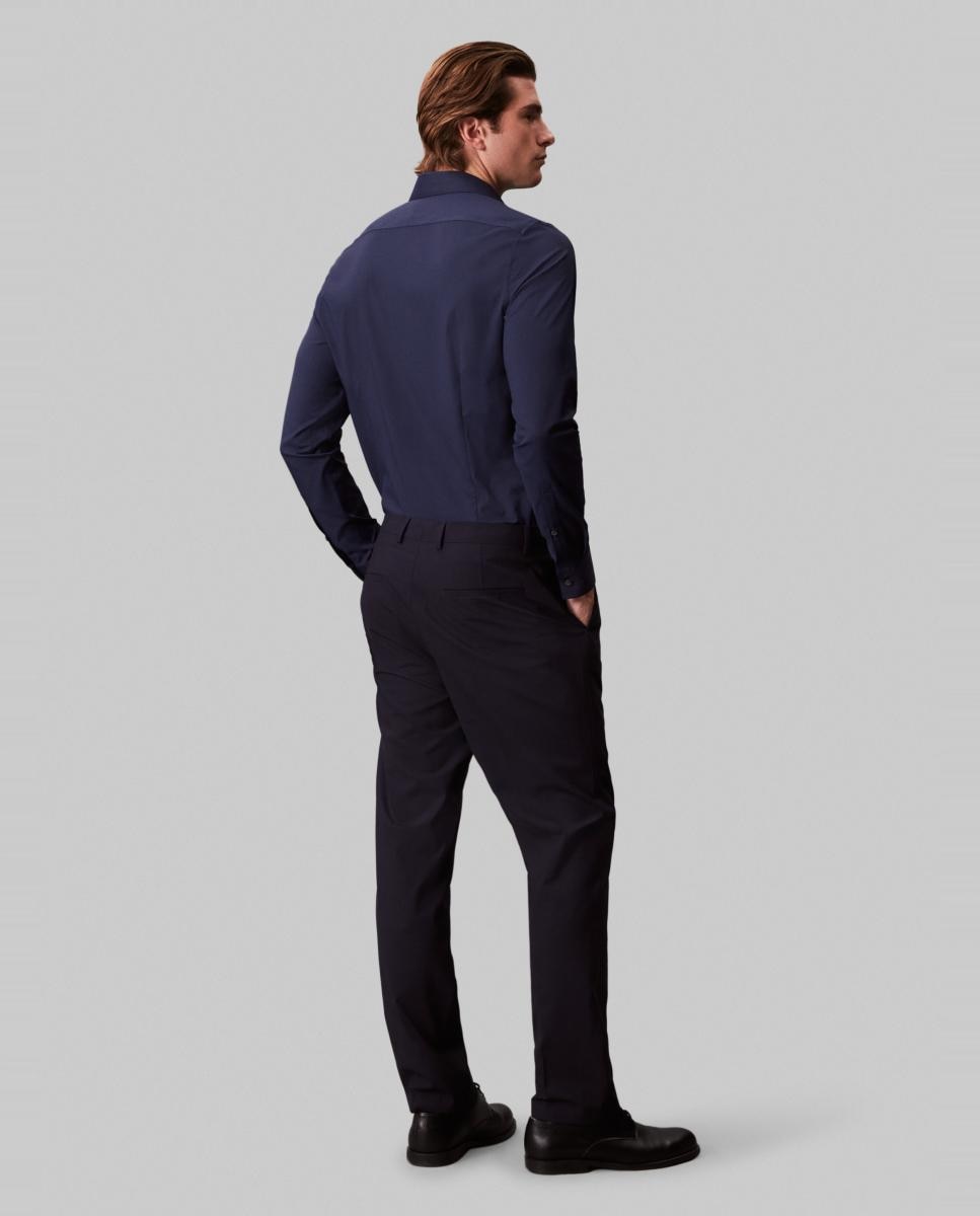Imagen 2 de Camisa de vestir Hombre slim active performance - Calvin Klein - Azul marino Azul marino