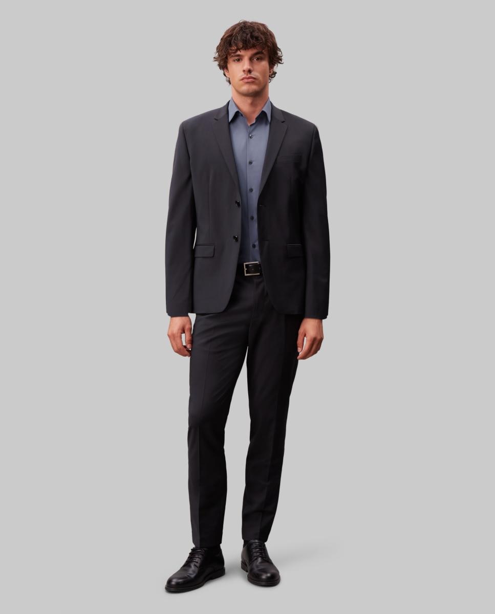 Imagen 5 de Camisa de vestir Hombre slim active performance - Calvin Klein - Azul marino Azul marino