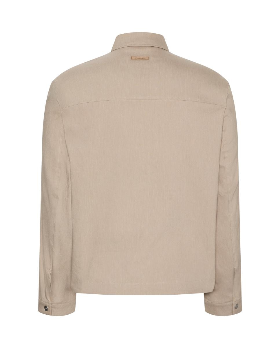 Sobrecamisa de Linho e Lyocell Bege-7