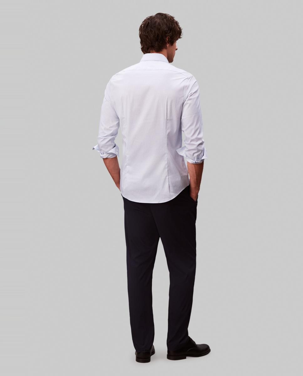 Camisa de vestir Hombre slim popelín lisa - Calvin Klein - Azul claro Azul claro-2