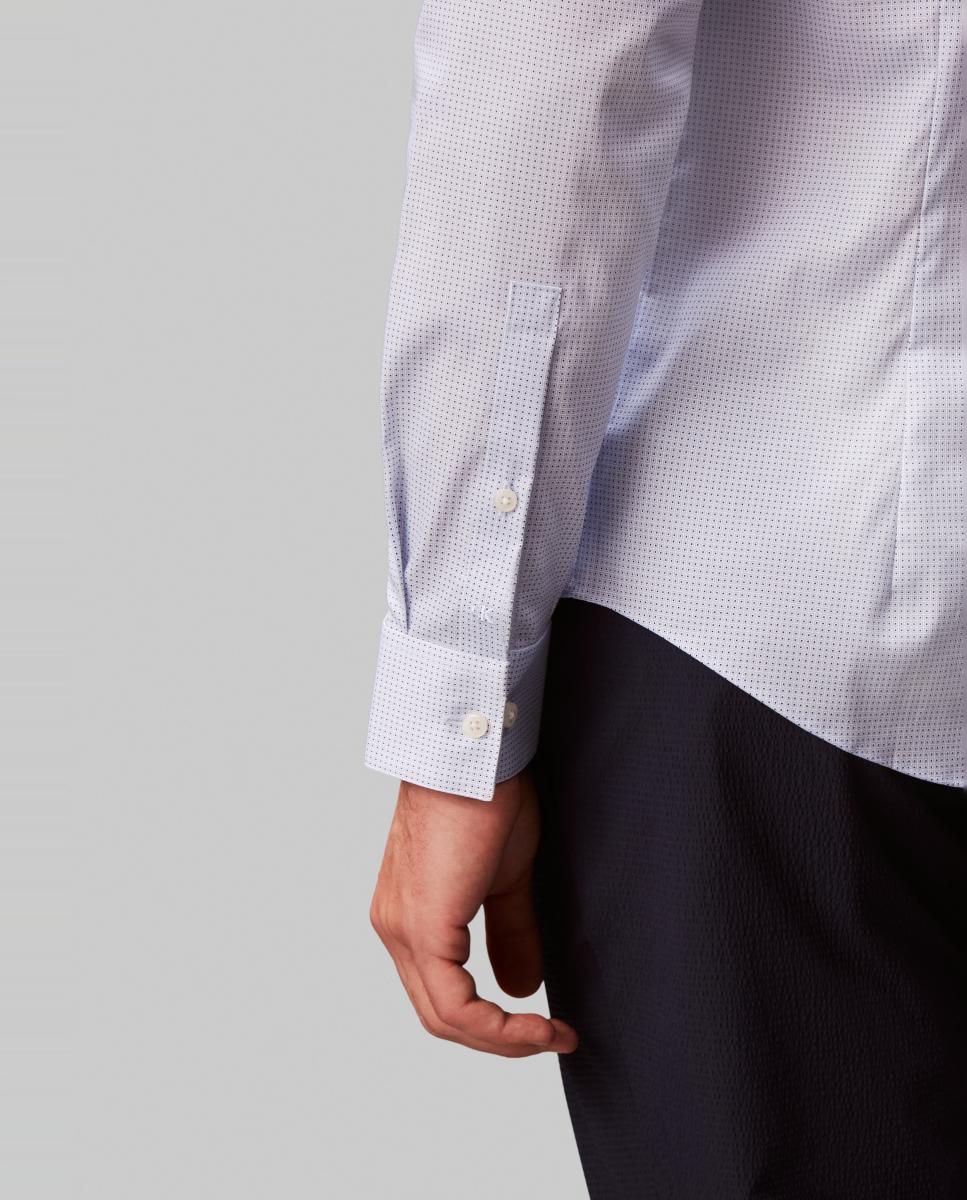 Camisa de vestir Hombre slim popelín lisa - Calvin Klein - Azul claro Azul claro-4