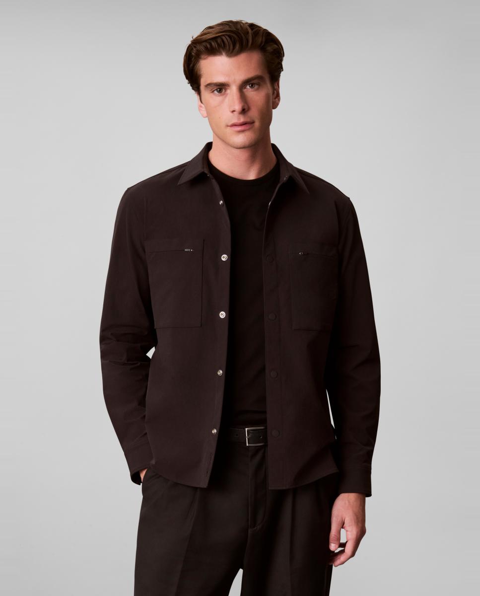 Imagem 0 de Camisa Casual de Algodão com Patch à Frente