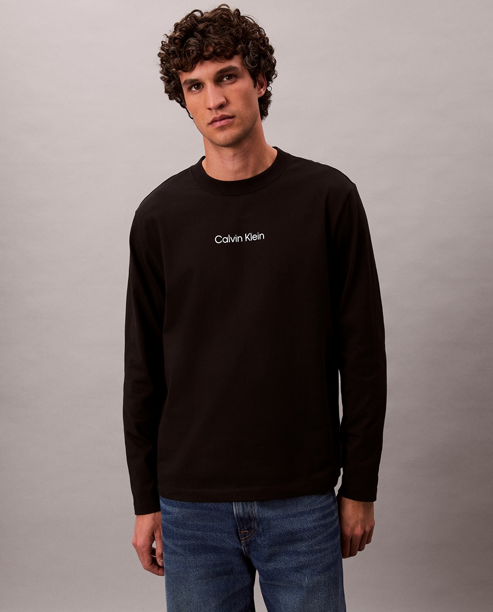 Calvin Klein - Camiseta Hombre de manga larga.
