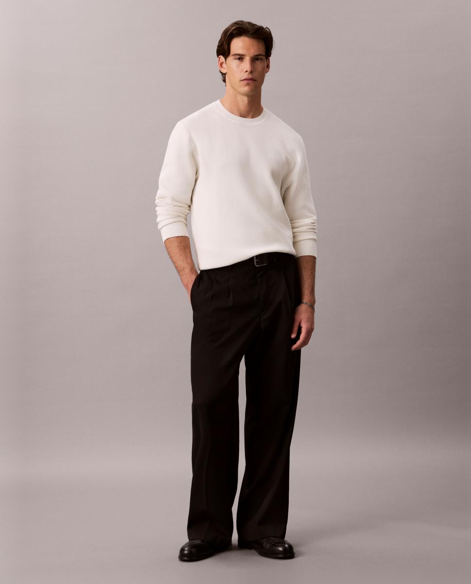 JERSEY CUELLO REDONDO Branco-5