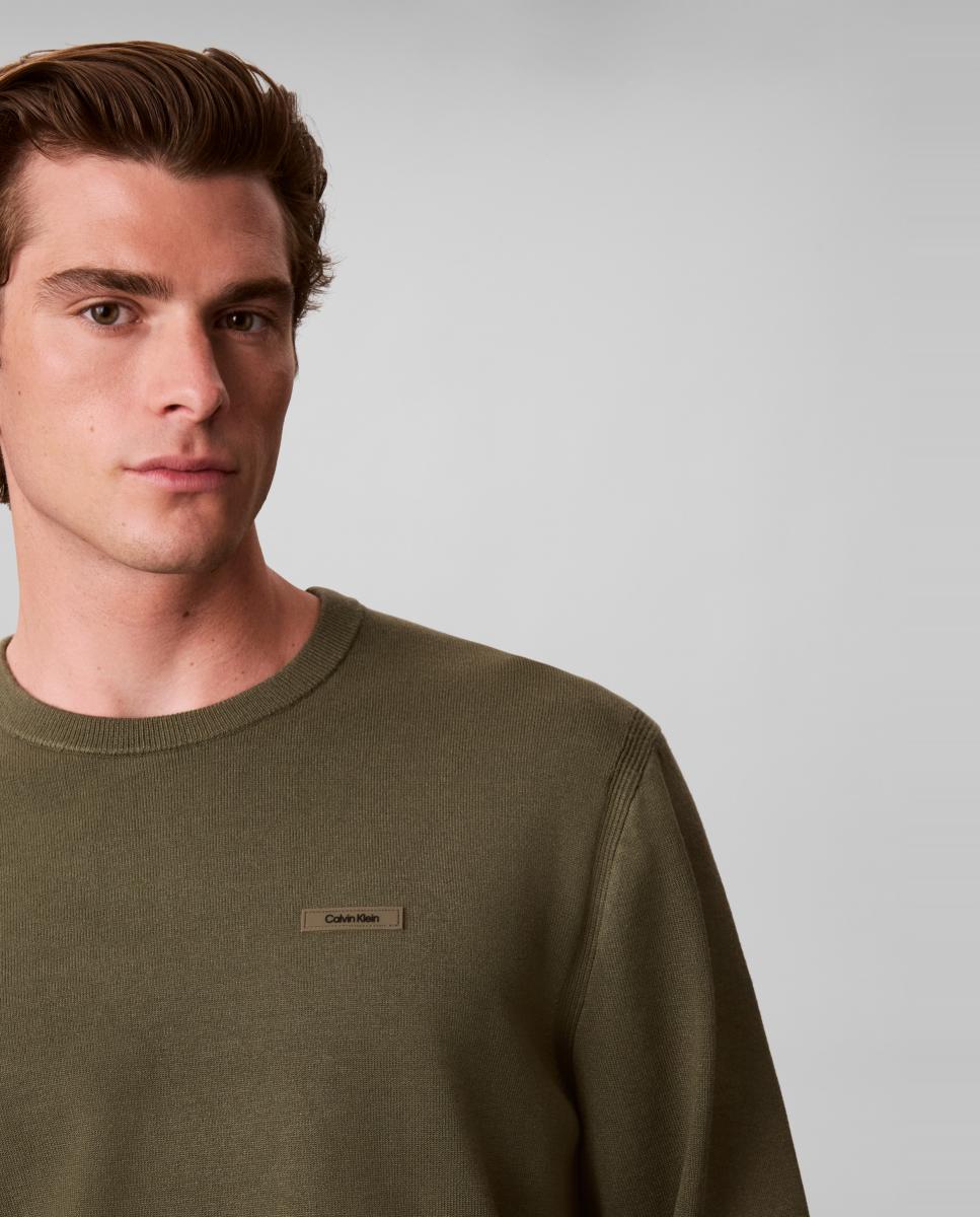 JERSEY CUELLO REDONDO Verde-militar-3