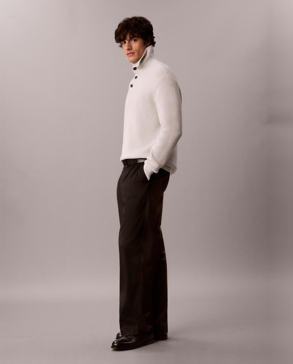 JERSEY CUELLO POLO Cinzento-claro-4