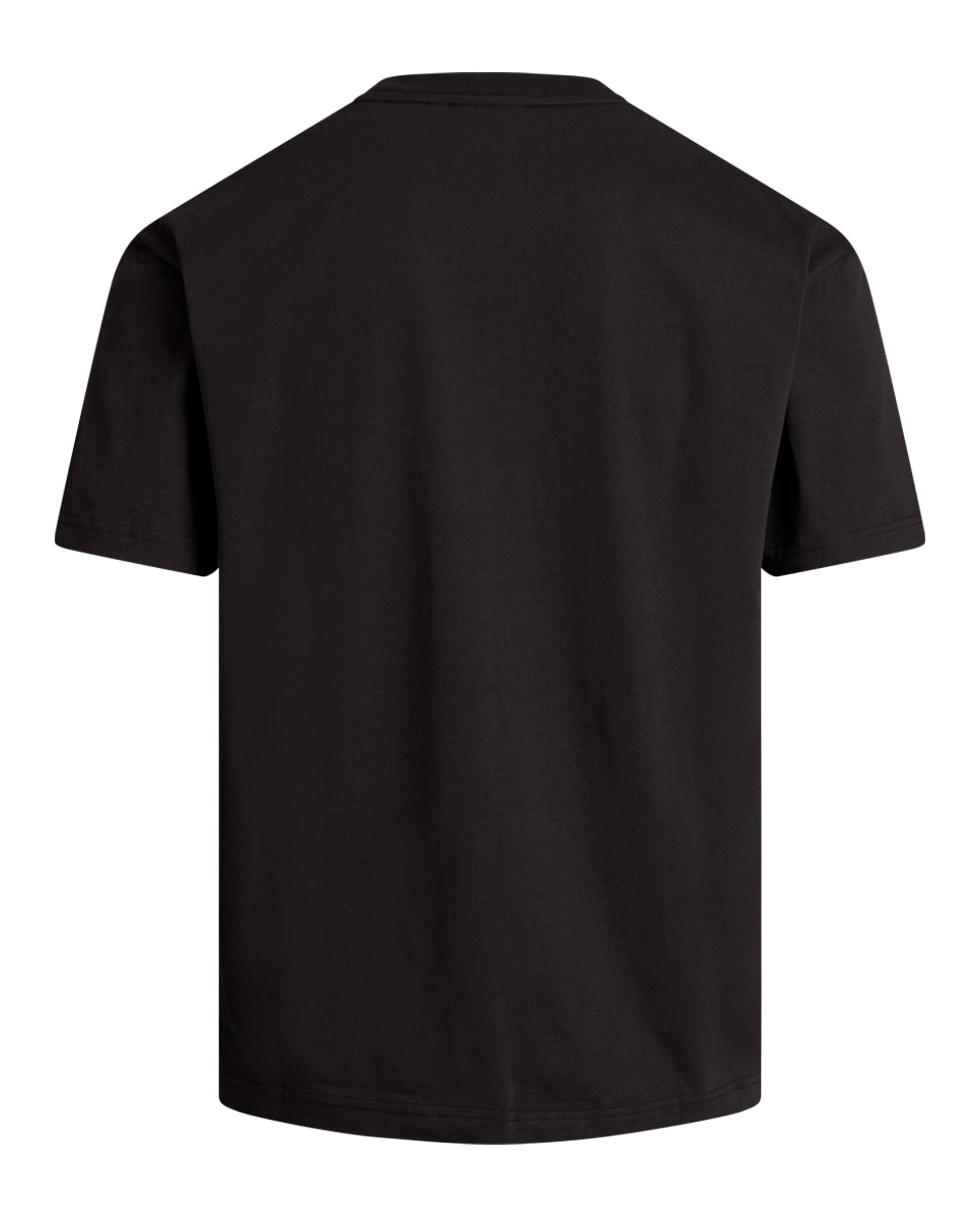 T-shirt de homem de manga curta Preto-3