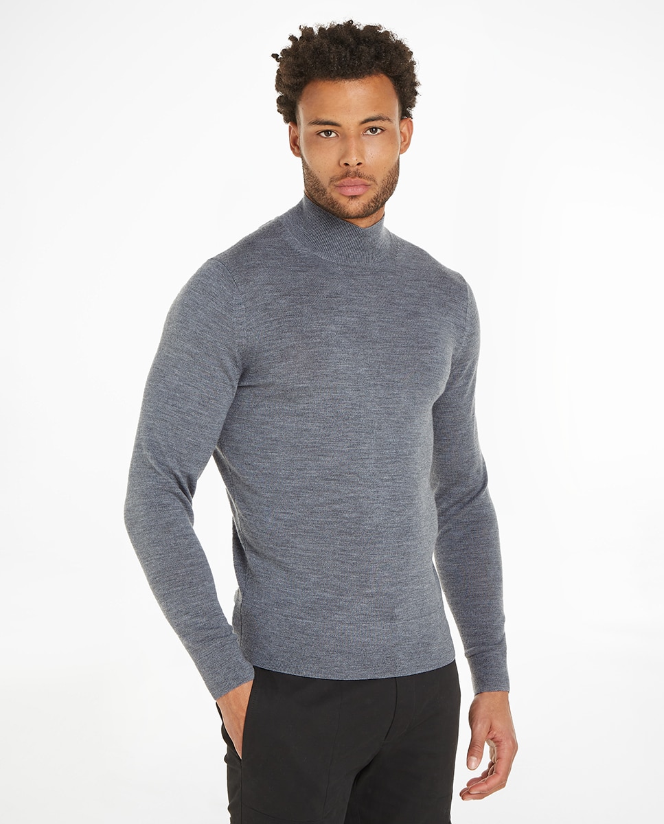 Camisola de homem Cinzento-1