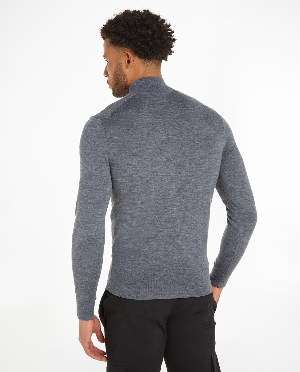 Camisola de homem Cinzento-2