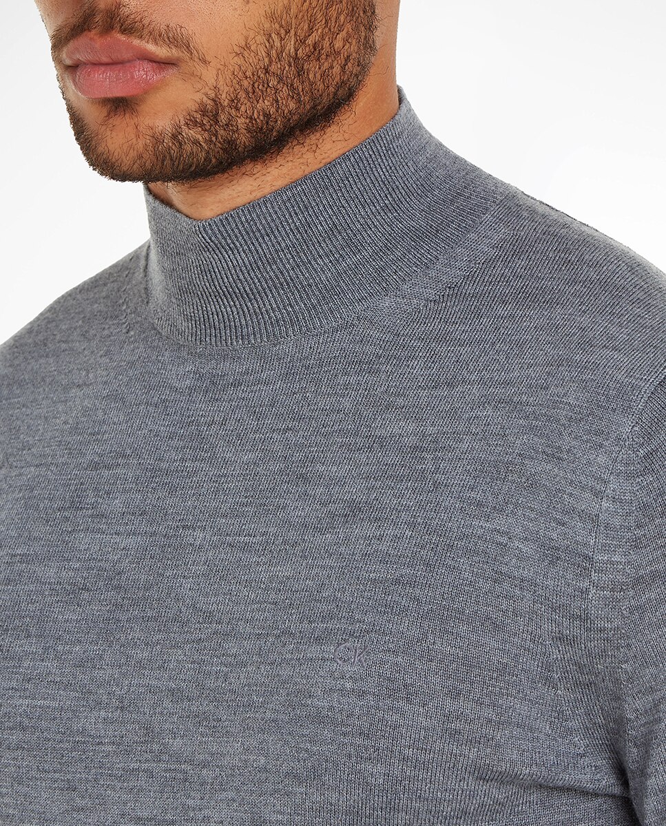 Camisola de homem Cinzento-3