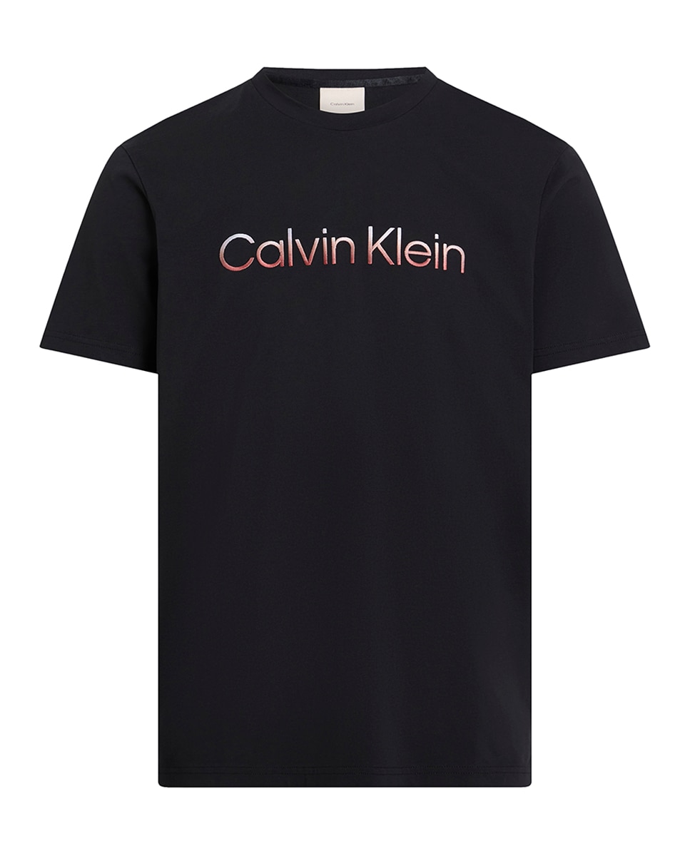 T-shirt Bordada Bicolor Preto-4