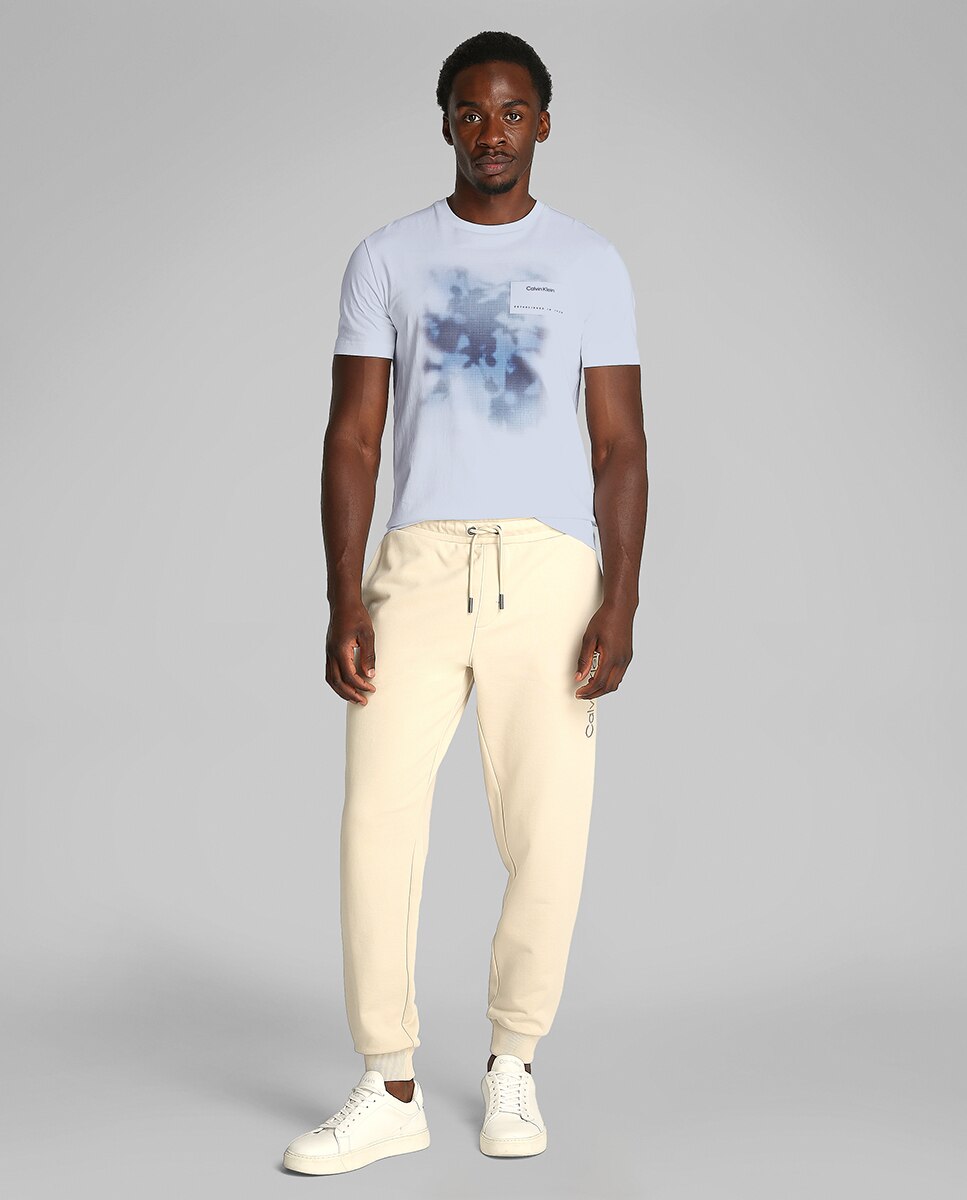T-shirt com Estampado Fotográfico Branco-7