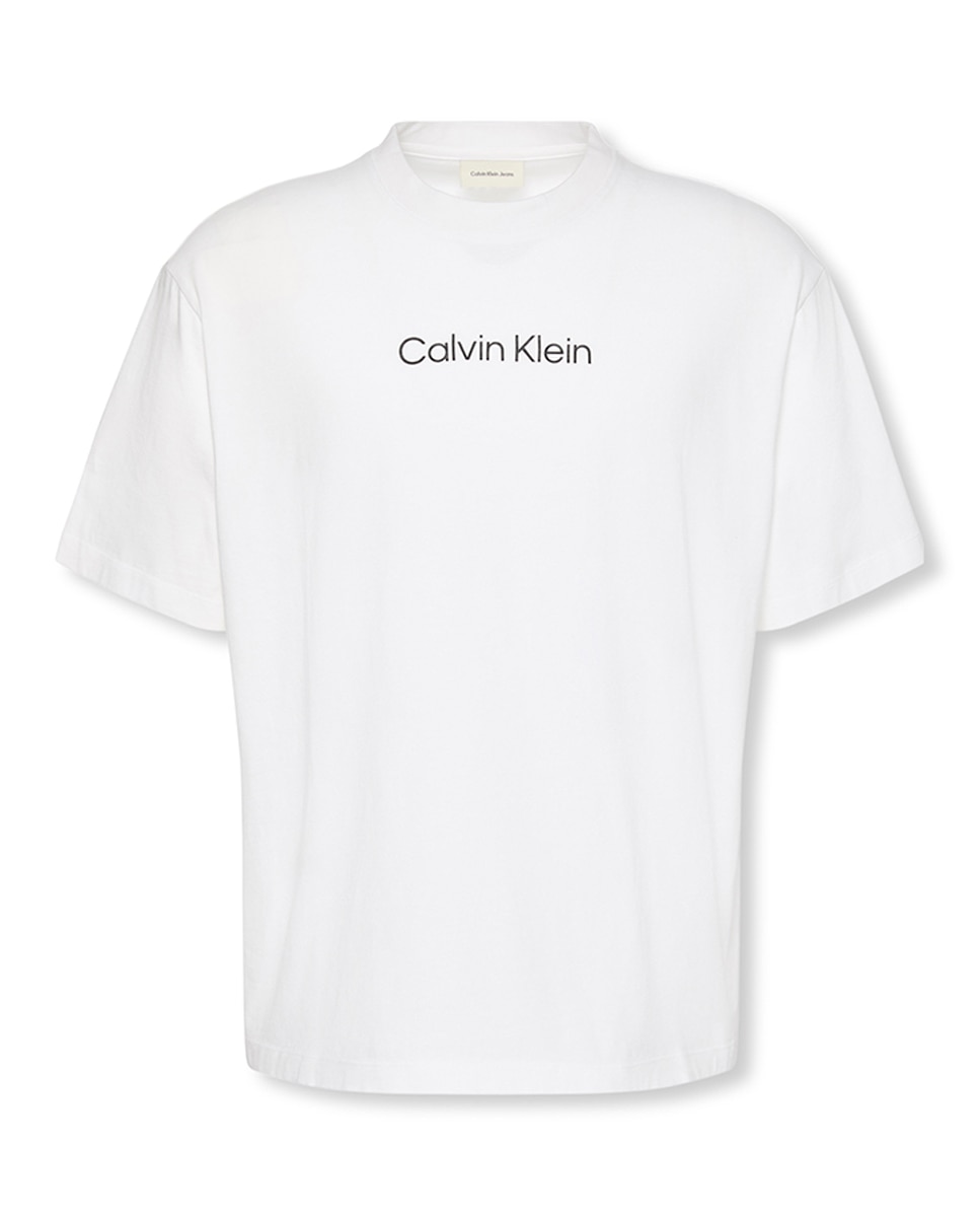T-shirt com Logótipo Estampado Branco-6