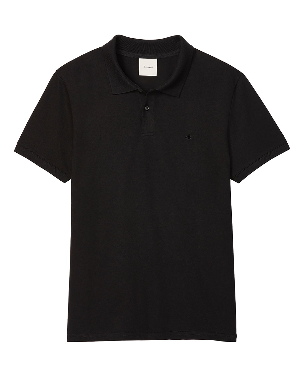 Polo de Piqué Justo Preto-5