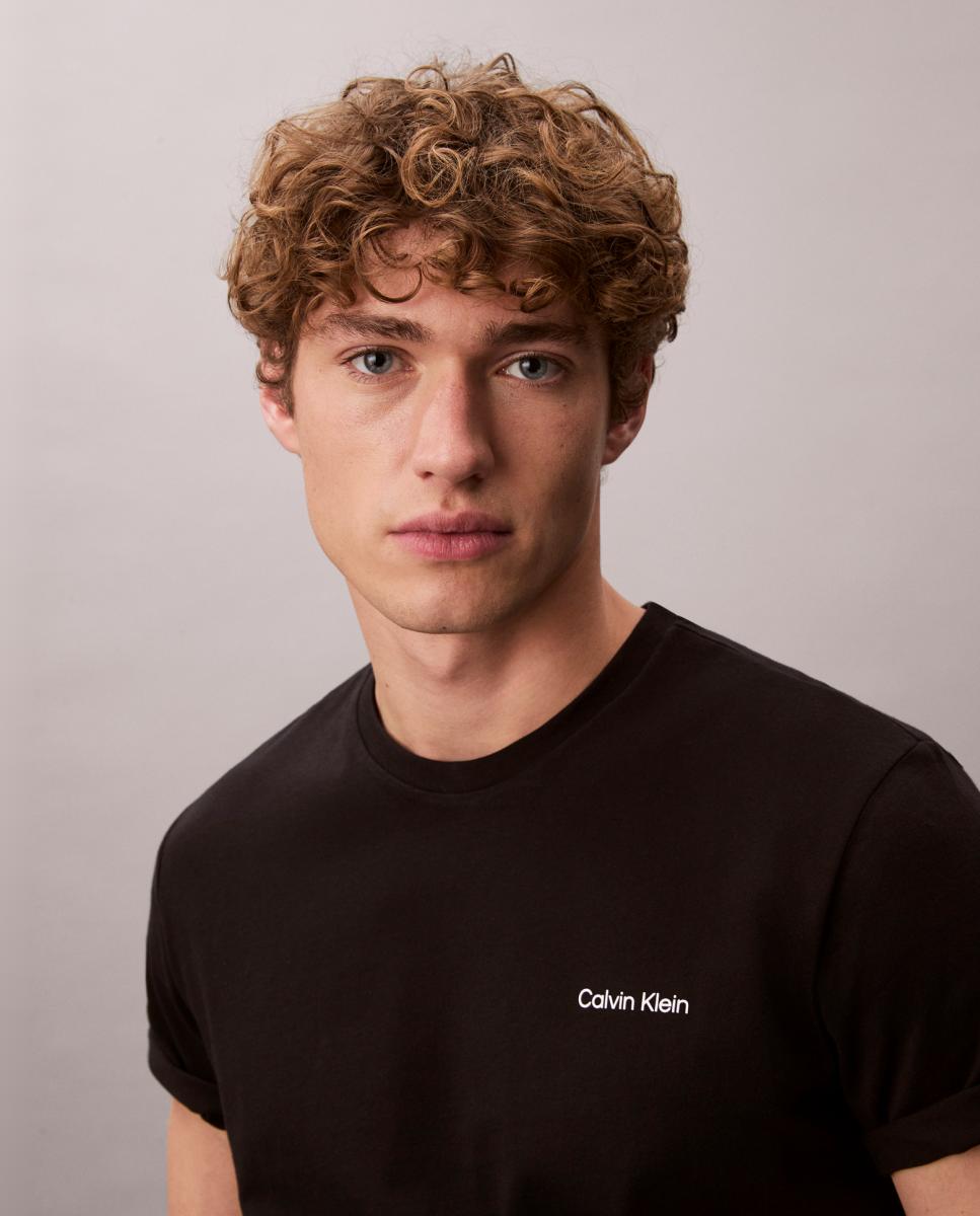 T-shirt de Algodão Preto-4