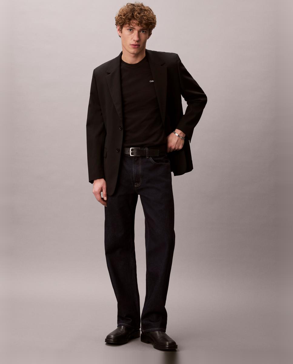 T-shirt de Algodão Preto-6