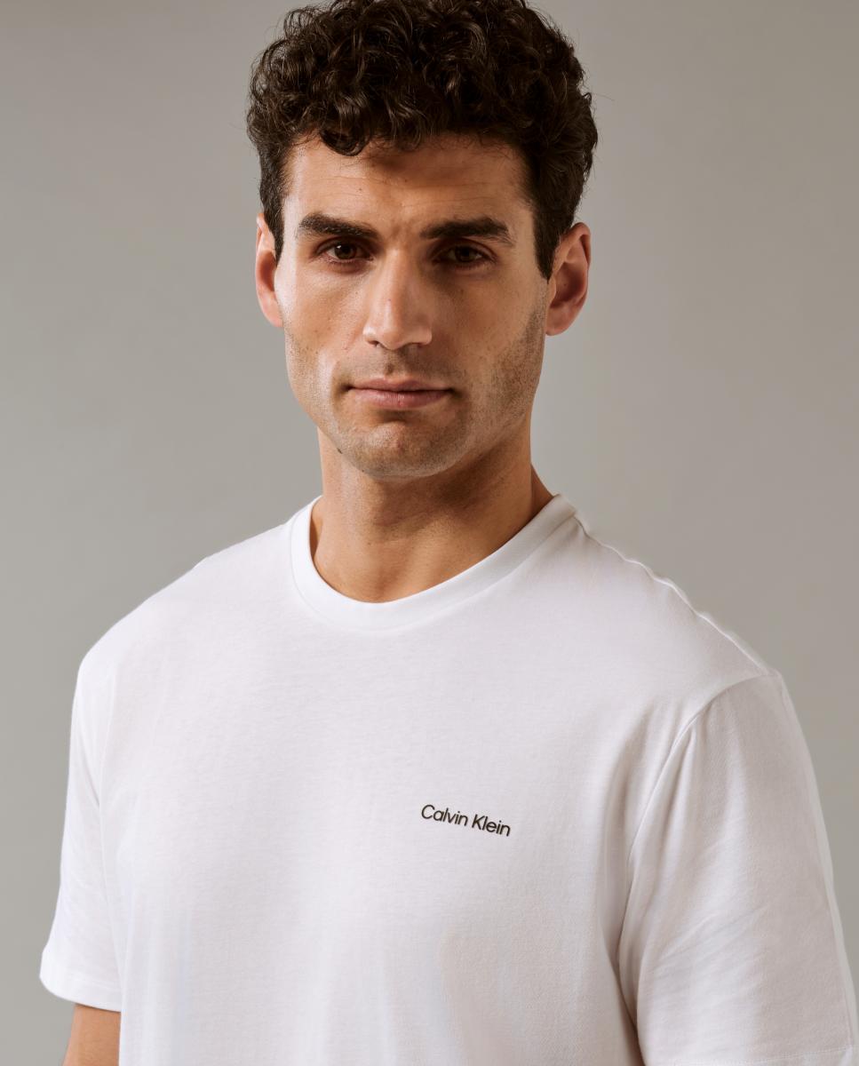T-shirt de Algodão Branco-3