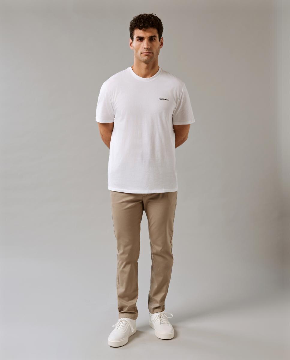 T-shirt de Algodão Branco-5