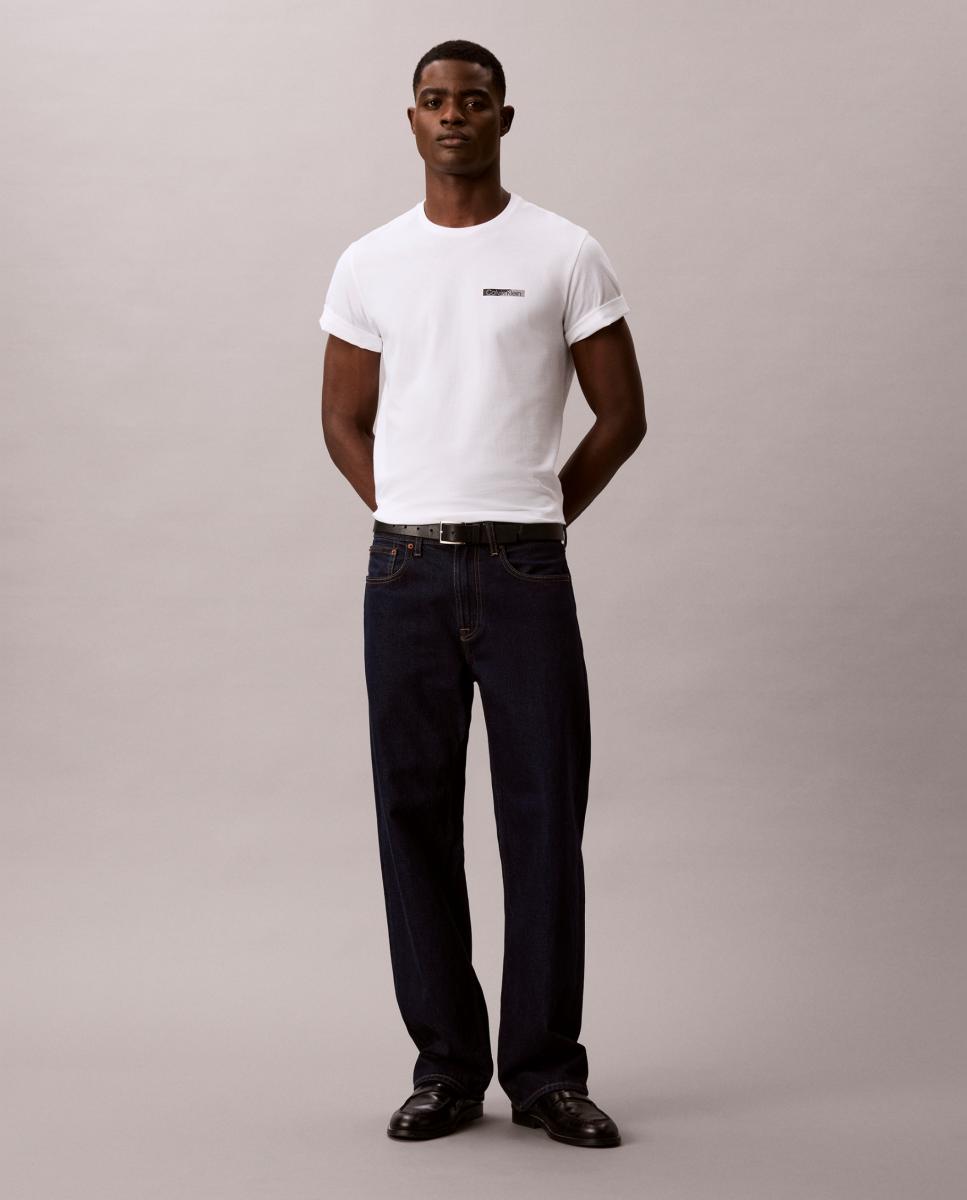 T-shirt de Algodão com Estampado Gráfico Branco-9