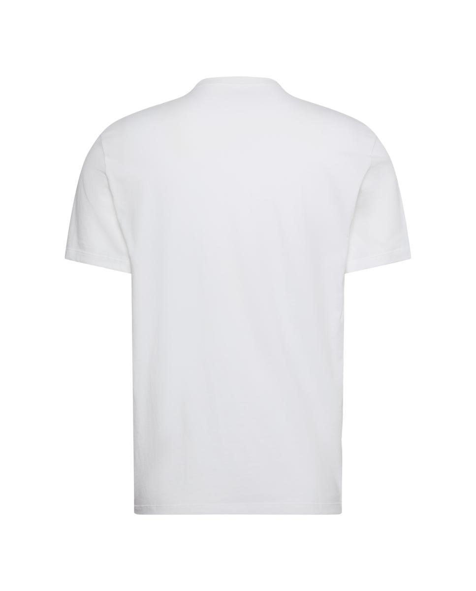 T-shirt de Algodão com Logótipo no Peito Branco-6