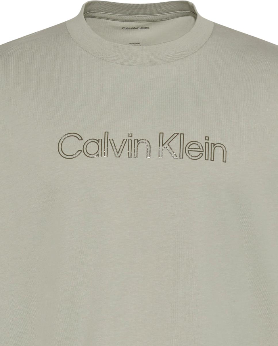 T-shirt de Manga Curta em Algodão com Estampado Gráfico Cinzento-claro-6