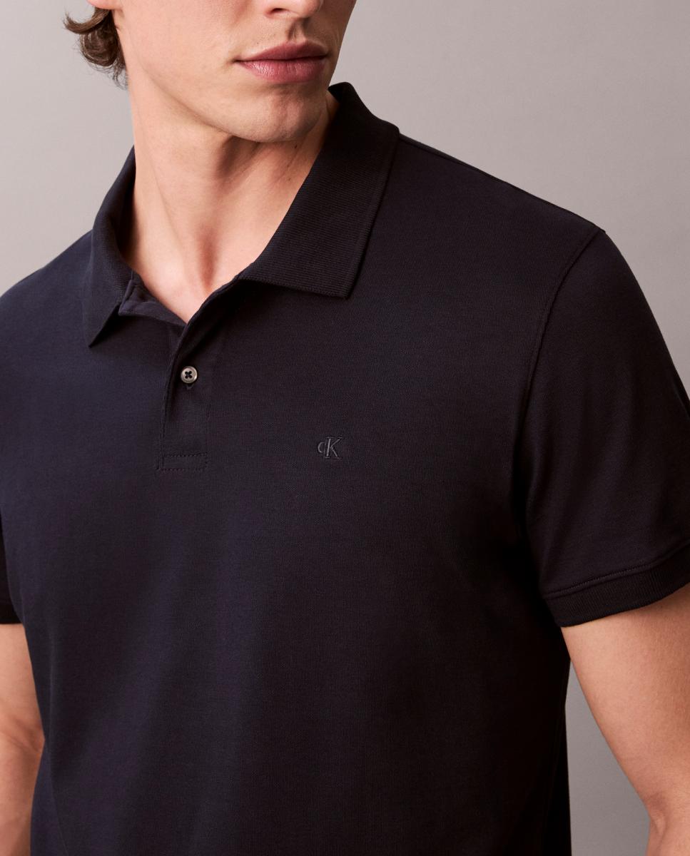 Polo Piqué Slim Azul-marinho-4