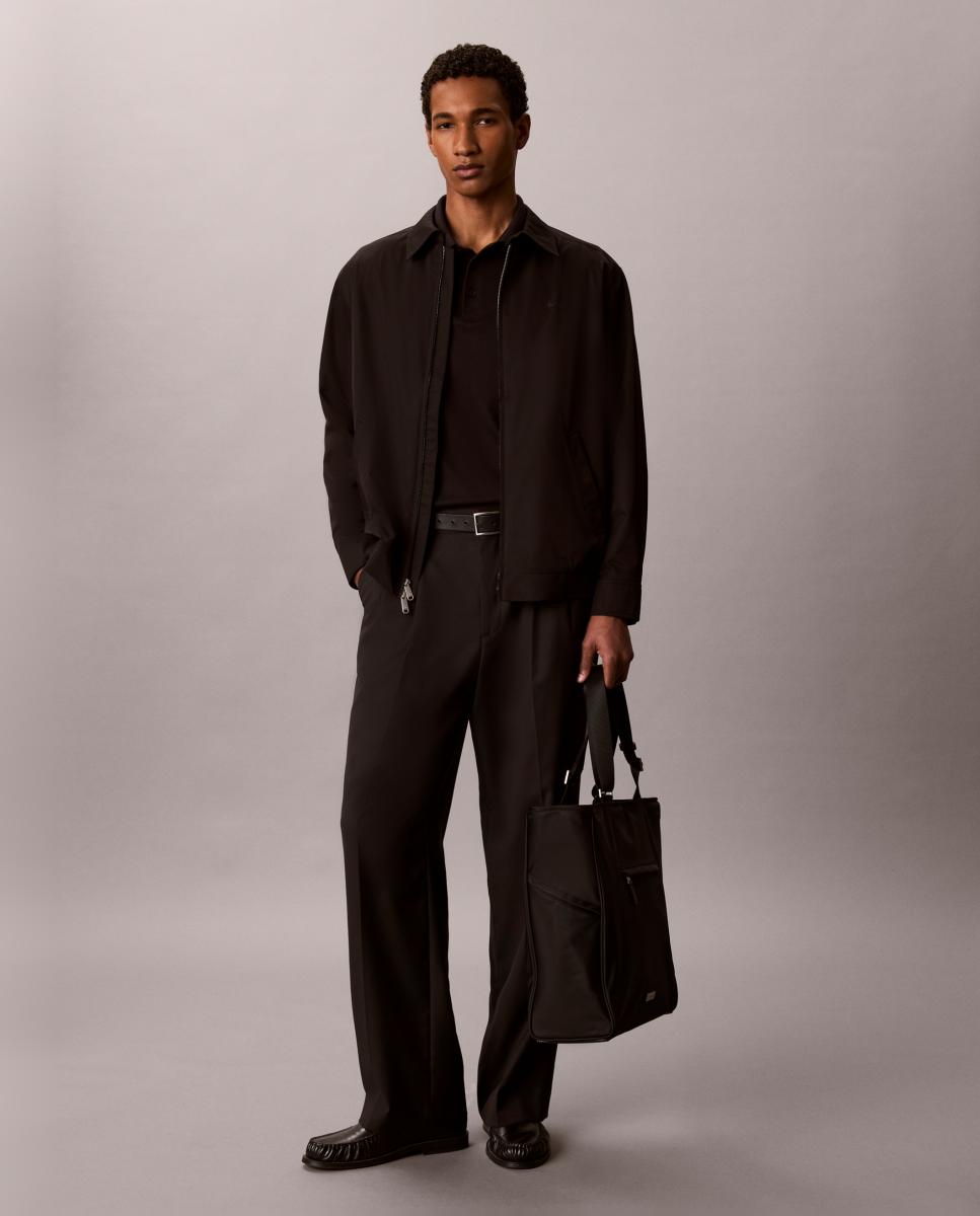 Imagen 5 de Polo Hombre supima manga larga - Calvin Klein - Negro Negro