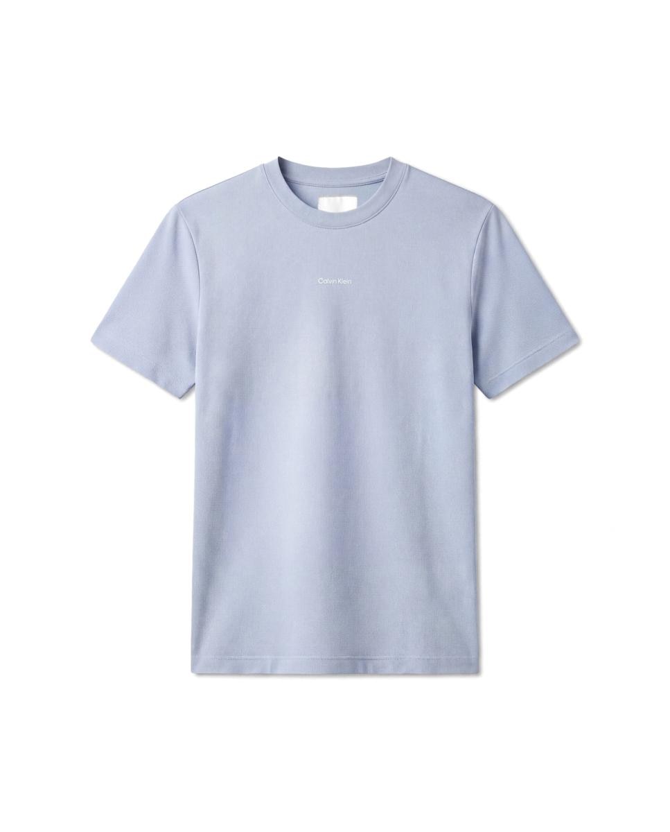 Imagen 5 de Camiseta Hombre piqué con logo - Calvin Klein - Azul claro Azul claro