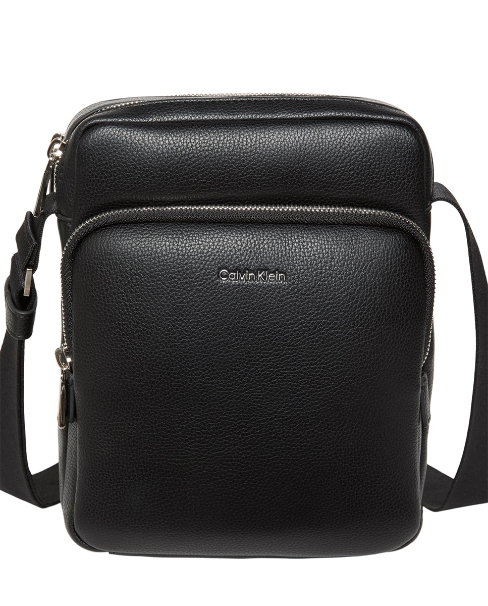 Mala a Tiracolo com Bolso Duplo Preto-2