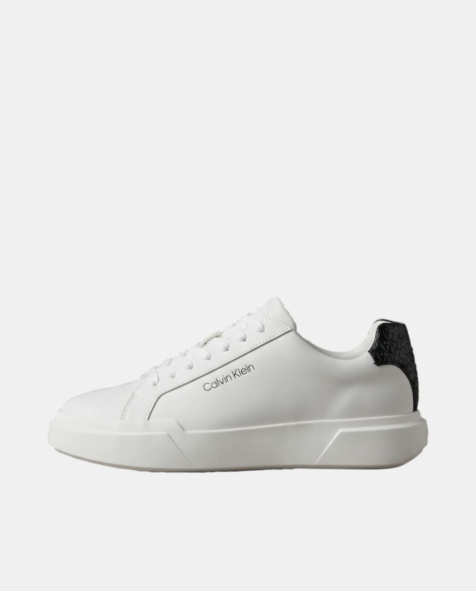 Zapatilla de piel calvin klein - Blanco Blanco-2