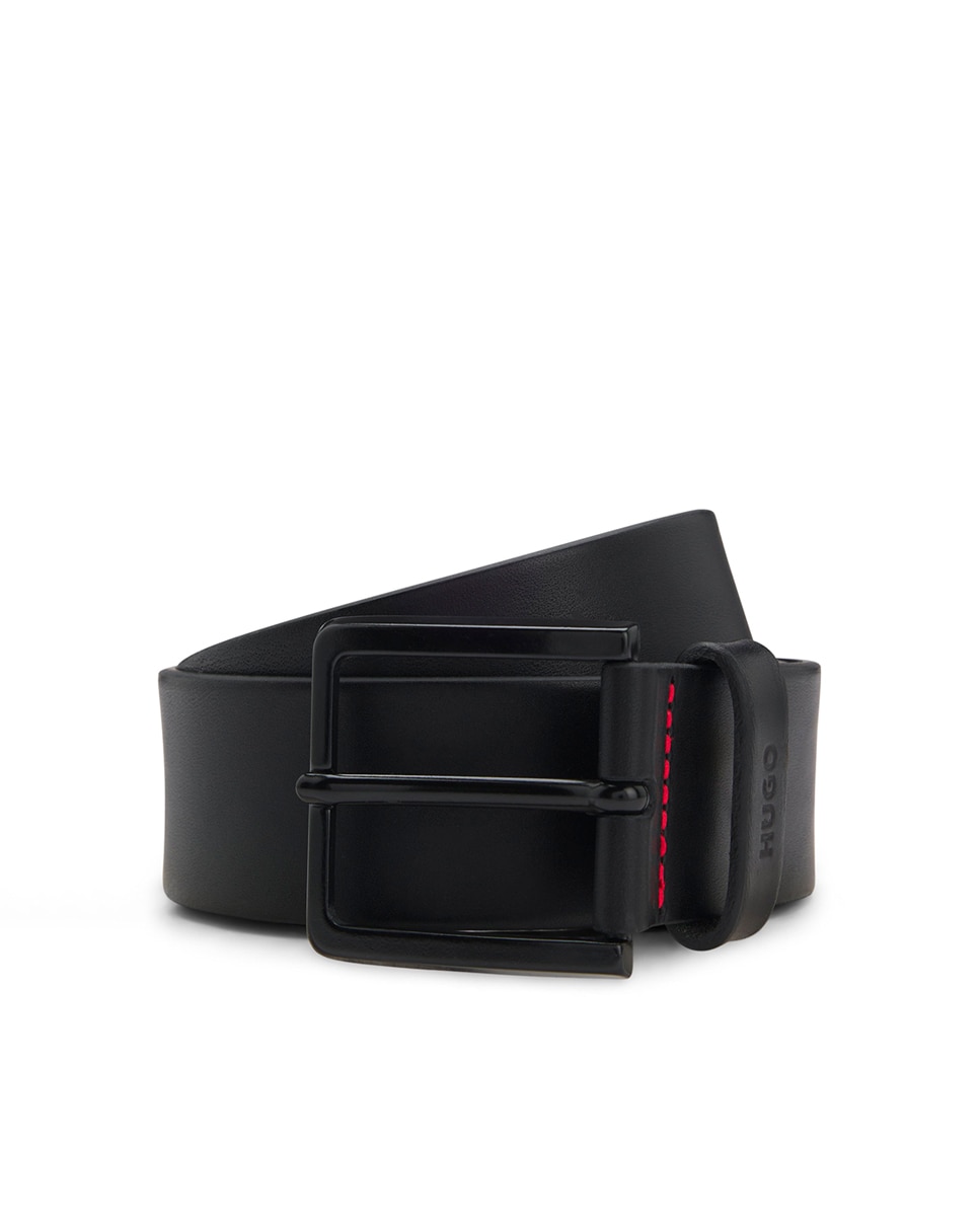 Imagem 0 de Cinto em Pele Italiana com Logótipo Estampado na Presilha