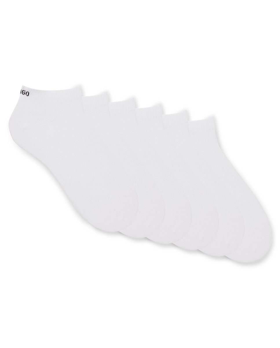 Imagem 0 de Embalagem de Seis Pares de Meias pelo Tornozelo de Algodão com Logótipos