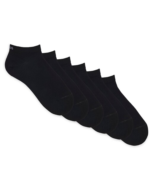 Imagem 0 de Embalagem de Seis Pares de Meias pelo Tornozelo de Algodão com Logótipos