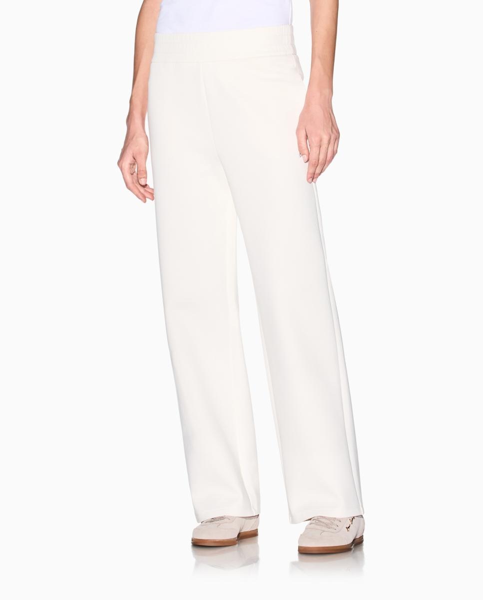 Armani Exchange - Pantalón de mujer ancho con cintura elástica.