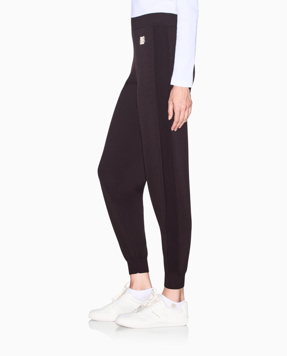Joggers de Viscose Castanho-escuro-2