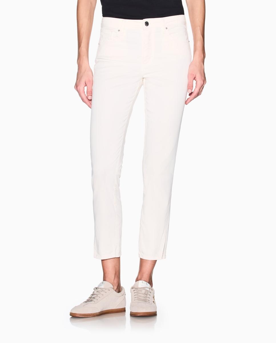 Jeans J22 Super Skinny com Detalhe de Abertura Cru-1