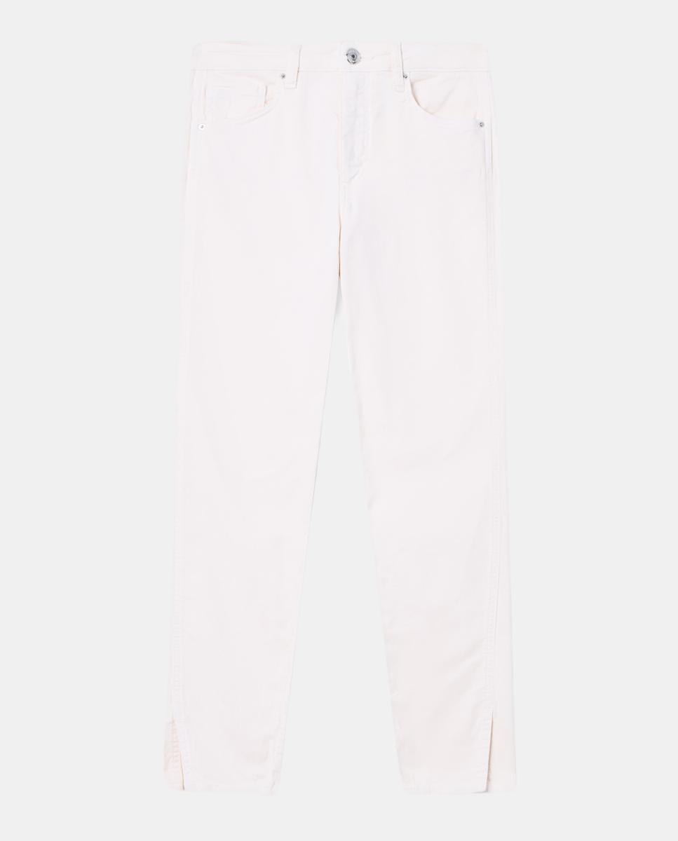 Jeans J22 Super Skinny com Detalhe de Abertura Cru-5