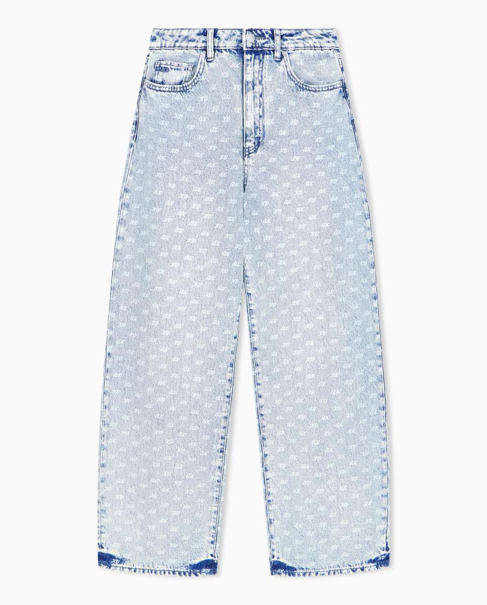 Calças de 5 Bolsos J38 Azul-claro-6