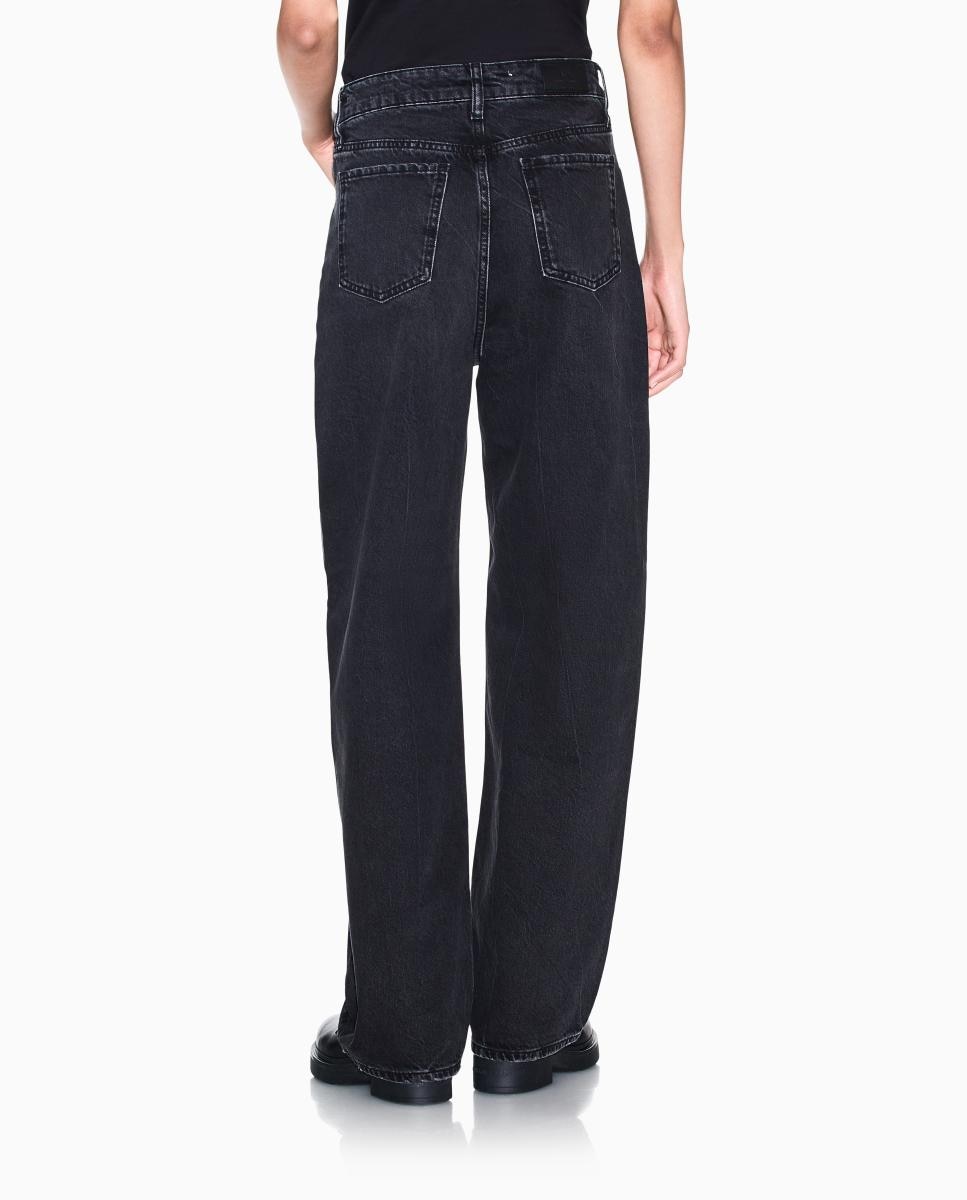 Jeans J38 Relaxed com Cintura Subida Preto-4