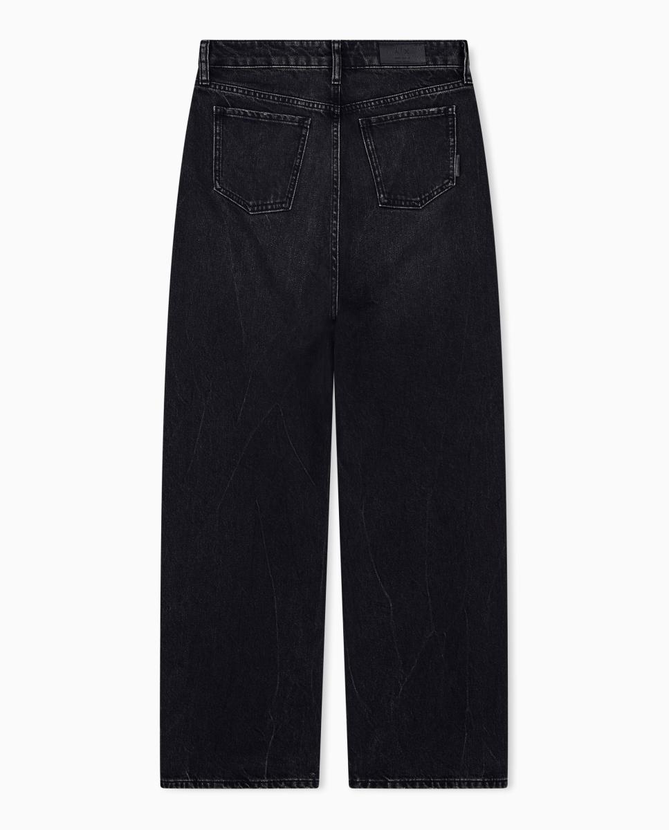 Jeans J38 Relaxed com Cintura Subida Preto-7